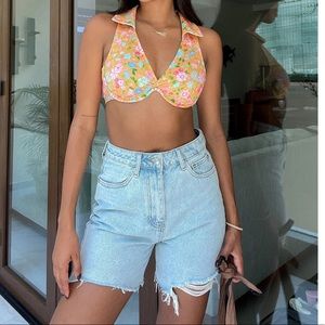 Never been work, princess polly boyfriend fit Jean shorts